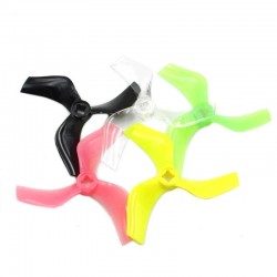 2Pairs 4PCS Gemfan 75mm Ducted Props PC 3-Blade Propeller CW CCW 5mm for 1408-1808 Motor