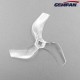 2Pairs 4PCS Gemfan 75mm Ducted Props PC 3-Blade Propeller CW CCW 5mm for 1408-1808 Motor
