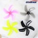 4pcs/2pairs GEMFAN D76 Ducted 76mm 3inch 5-Blade Propeller for RC 3inch Cinewhoop