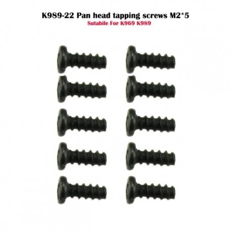 Wltoys 284161 Parts K989-22 2X5PB D3.5 Screws