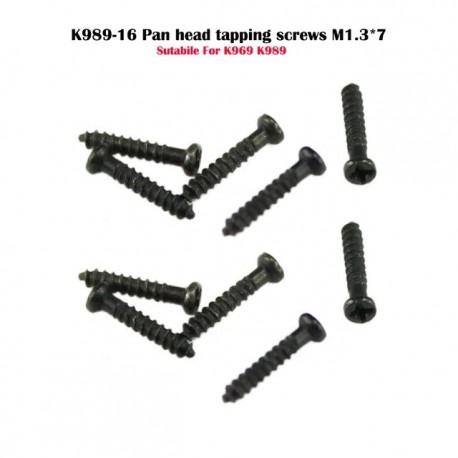 Wltoys K989 K989-16 Screws (10pcs)-1.3X7PB