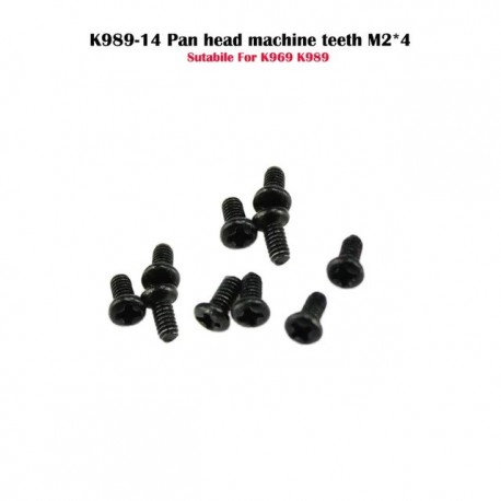 Wltoys K989 K989-14 Screws (10pcs)-2X4PM