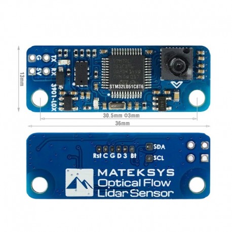 MATEK Mateksys OPTICAL FLOW & LIDAR SENSOR 3901-L0X For Rc Drone/Quadcopter/Airplane