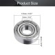 695ZZ Bearing ,ABEC-5 5x13x4 MM Miniature ,695Z Ball Bearings 2pcs
