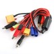 10 in 1 Multifunctional Battery Charger Cable 4.0mm Banana Adapter Connector Plug to T Tamiya XT30U XT60H XT90 EC5 JST Wire
