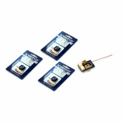AEORC 3PCS Micro 1.7g Anolog Servo With RX14 Mini 4CH Receiver Integrated 5A/1S Brushed ESC for Micro Indoor Airplane