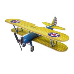 Dancing Wings Hobby E25 Stearman PT-17 Kaydet 450mm Wingspan PP Material RC Airplane Biplane Flying Wing
