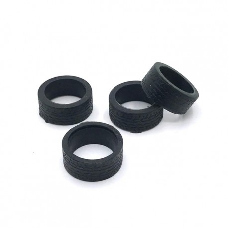 4Pcs Rubber Tyre Tires Wheel for WLtoys 284131 K969 K979 K989 K999 P929 P939