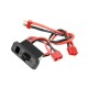 Axial T Plug On Off Switch Connector with Extend Wire Cable For RC Lipo Battery