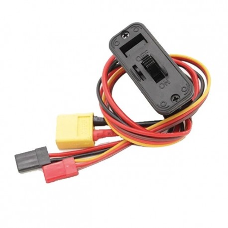 FUSE MODEL RC Heavy Duty High Current Battery Harness XT60 with Charging Socket
