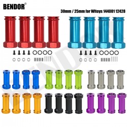 Wltoys 12mm Wheel Hex Hub Drive Adapter Long 30mm/25mm Adaptor Extension Combiner Coupler