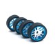 Metal Upgraded 24mm Racing Wheels WLtoys 1/28 284131 k969 k979 K989 k999 MINI-Q MIMI-Z