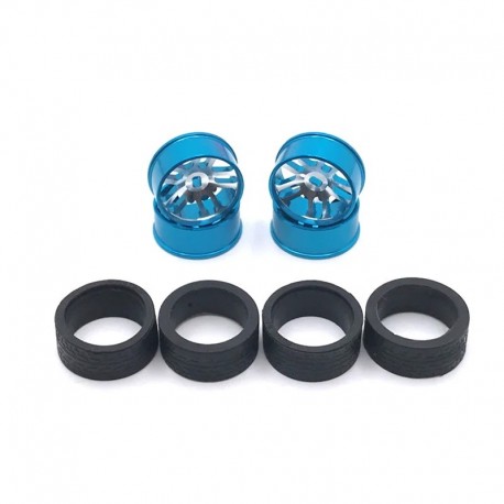 Metal Upgraded 24mm Racing Wheels WLtoys 1/28 284131 k969 k979 K989 k999 MINI-Q MIMI-Z
