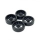 Metal Wheel Hub&Draft Logo Tire for HGD1 MINI-Q MINI-D MINI-Z DRZ 1/28 Wltoys 284131 K969 K979 K989 P929