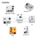 1PCS Heater Block V5 V6 Volcano PT100 MK8 Heater Block for Print Head Extruder J-head CR10 Ender3/v2 SW-X1