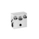 1PCS Heater Block V5 V6 Volcano PT100 MK8 Heater Block for Print Head Extruder J-head CR10 Ender3/v2 SW-X1