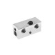 1PCS Heater Block V5 V6 Volcano PT100 MK8 Heater Block for Print Head Extruder J-head CR10 Ender3/v2 SW-X1
