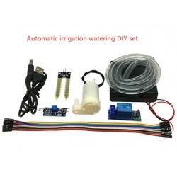 Soil Moisture Sensor Pump Module, DIY Electronic Watering Kit, 5V DIY Electronic Watering Kit Automatic Irrigation DIY Kit Self