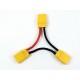 Amass XT90 12AWG Adapter Cable for 2-6S Lipo Battery