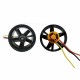 QX-Motor 64mm EDF Unit With QF2611 4500KV Brushless Motor 3S for RC Airplane Jet