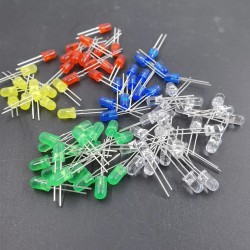 10Pcs/lot 5 Colors 3MM/5MM Round LED Assortment Kit Ultra Bright