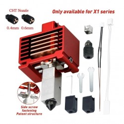 For Bambu Lab Hotend V3 Assembly Bambulab Hot End Upgrade 3.0 Hardened Steel Nozzle Fit Bambu X1
