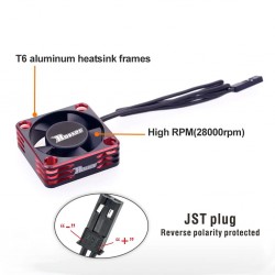 Surpass Hobby Rocket 30mm Metal Cooling Fan for RC ESC Motor Heat Dissipation