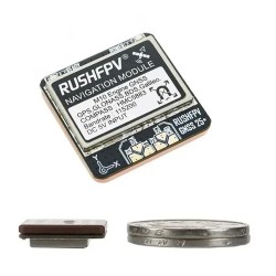 RUSHFPV GNSS PRO UBX NMEA M10 Dual Protocol GPS Module Built-in Ceramic Antenna 5883 Compass