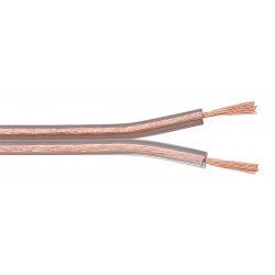 1m cable, 2x 2.50mm² CAB-SP015, CCA, διάφανο