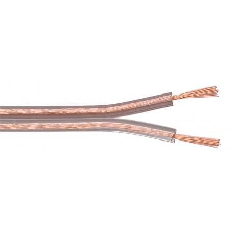 1m cable, 2x 2.50mm² CAB-SP015, CCA, διάφανο