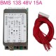 13S 48V 15A Li-Ion Lipolymer Battery Protection Board BMS