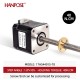HANPOSE Nema 17 Stepper Motor 42 Motor 17HS4401S-T8x8-450mm with T8 Screw 3d Printer Parts Copper Nut Lead