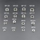Mf74zz 4x7x2.5mm Miniature Flange Bearing Thin Wall Deep Groove Ball Radial Ball Bearing