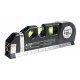PROSKIT γραμμικό αλφάδι laser PD-161-C με κόκκινη δέσμη, μετροταινία
