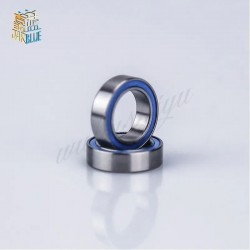 2PCS 8X12X3.5mm MR1282RS 8x12x3.5 ABEC3 Blue Rubber Seals bearing Model