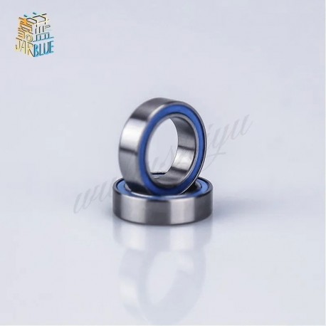 2PCS 8X12X3.5mm MR1282RS 8x12x3.5 ABEC3 Blue Rubber Seals bearing Model