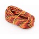 Twisted servo wire 1mtr (R/B/O) 26AWG