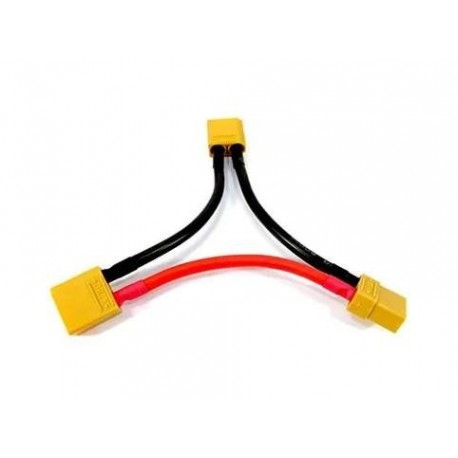 Amass XT90 12AWG Adapter Cable for 2-6S Lipo Battery