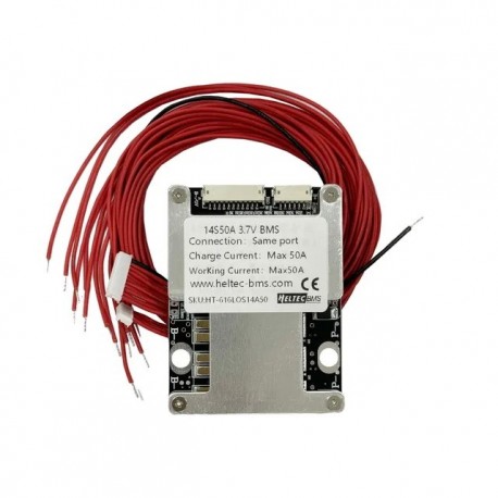 Heltec bms 14s 50a with balancing same port