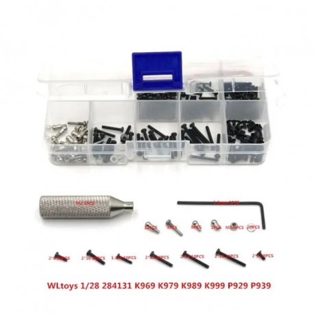 Wltoys 284131 k969 k979 k989 k999 p929 p939 RC car spare parts Screw tool box Parts
