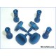 MicroHeli Aluminum Canopy Mount Set (BLUE) - T-REX 700N