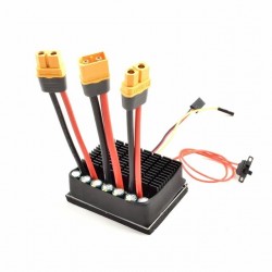 60Ax2 Dual Way Bidirectional Brushed ESC Control For Rc Model Boat/tank