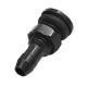 Water Outlet Nozzle M6 M8 Aluminum High Reliability Durable RC Boat Water Nipple for Electric Gasoline Boat Silver Black
