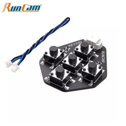 RunCam Key Board with 1.25mm 2pin FPV Silicone Cable for Micro Sparrow Micro Swift 2 FPV Cameras