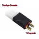 TAMIYA Adapter Female to T Male Plug Battery Conversion
