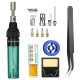 13PCS Gas Soldering Iron Cordless Butane Torch Welding Pen 1300°C Adjustable Burner Mini Butane Welder
