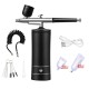Nano Fog Mist Sprayer Mini Air Compressor Kit Air-Brush Paint Spray Gun Airbrush