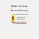 501220 3.7V 80mAh Polymer Lithium Rechargeable Battery for Bluetooth headset