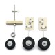 587D Metal Landing Gear Kit with Accessory for SU27 Aircraft KT Board Model Fixed-wing DIY RC Repair Spare