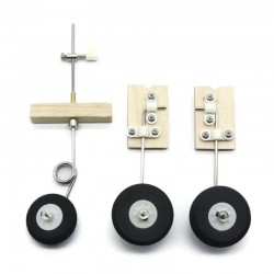 587D Metal Landing Gear Kit with Accessory for SU27 Aircraft KT Board Model Fixed-wing DIY RC Repair Spare